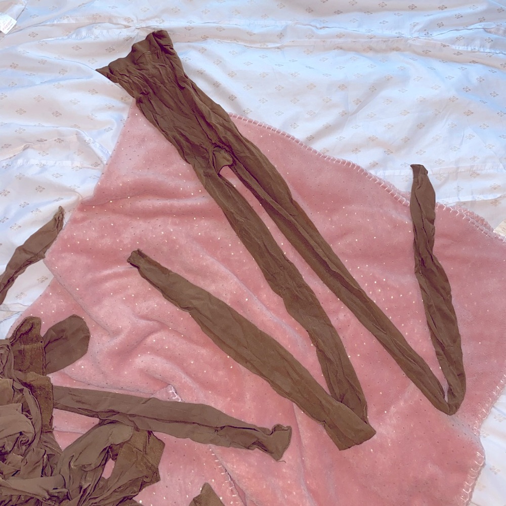 COPY - Tan/ beige pantyhose worn and like new available